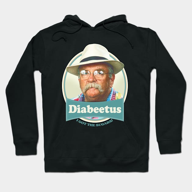 DarKorBlacK - DIABEETUS VINTAGE Hoodie by WuTangStore